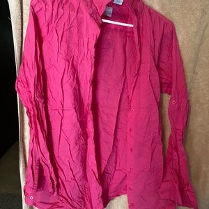 Long sleeve casual button up